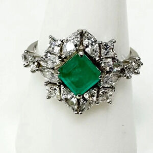 Bomb Party The Sterling Club Blue Aragonite .925 Solid Sterling Silver SZ 9 NWT